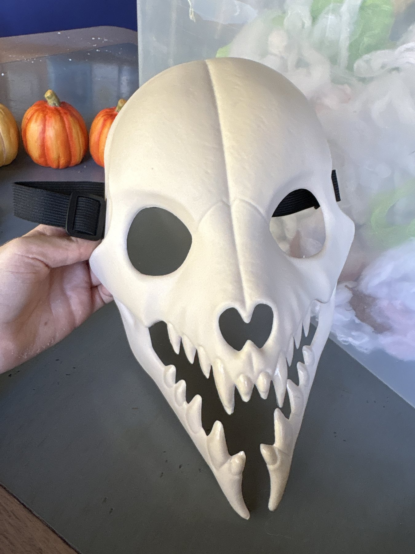 Totenkopf Maske für Kostüm